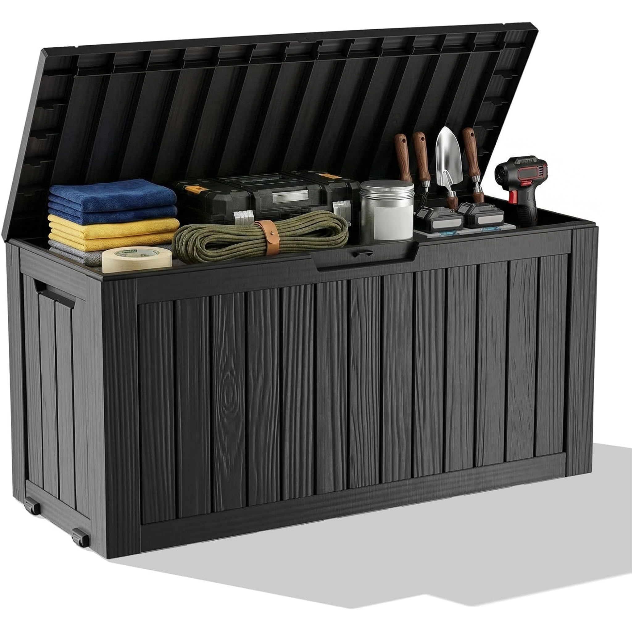 Outdoor Furniture - Kotak Penyimpanan Resin Tahan Air untuk