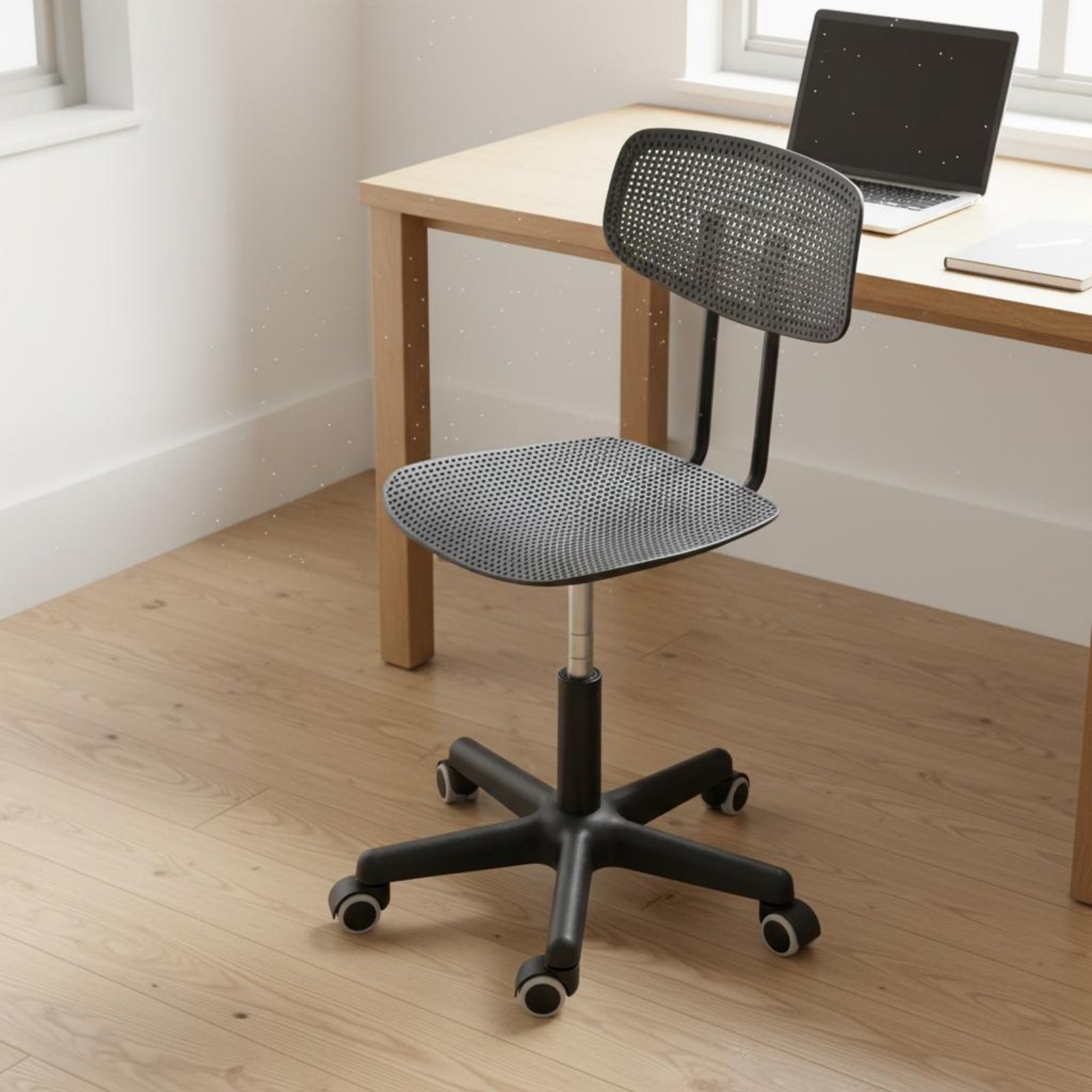 Chairs - Kursi Meja Beroda yang Dapat Disesuaikan,