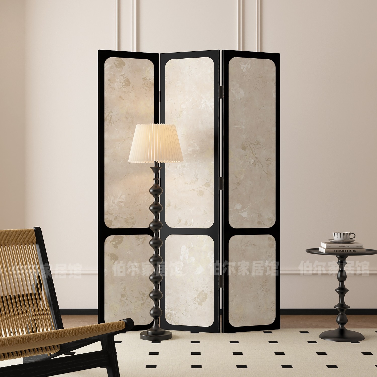 Sofas - Partisi layar premium motif bunga Prancis