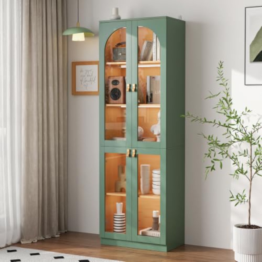 Storage - Lemari pajangan ruang tamu/kantor dengan pintu