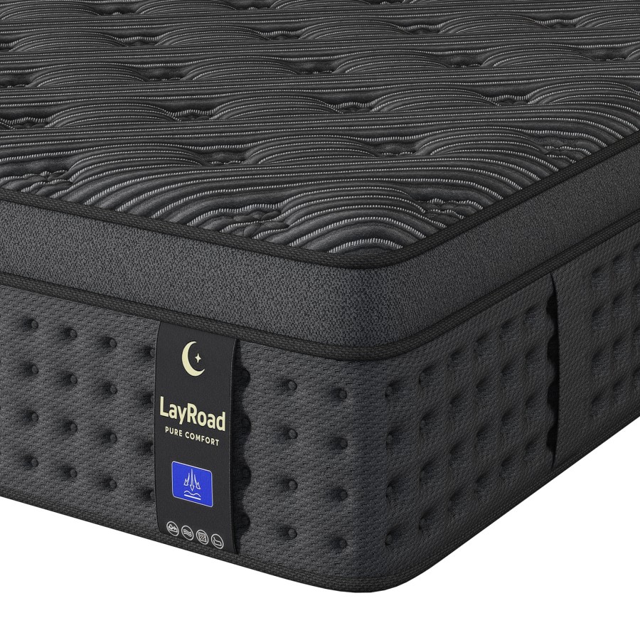 Memory Foam Mattress In A Box Queen - Kasur Hybrid Busa Memori 12/14 inci