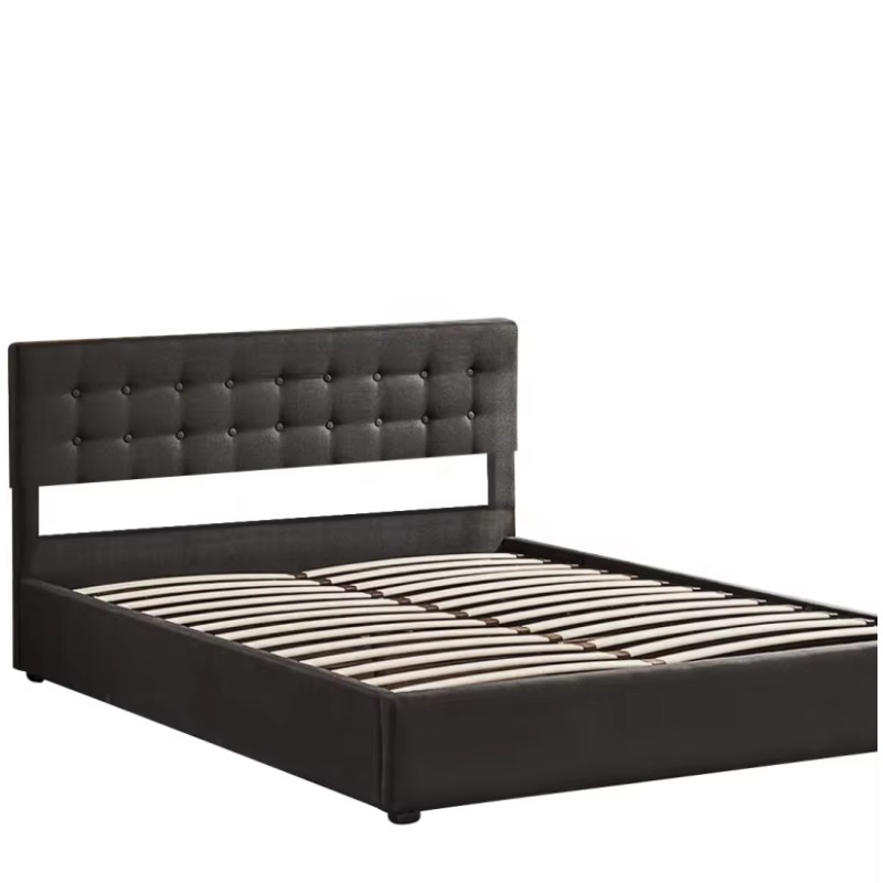 Gas Lift Storage Bed Hydraulic - Tempat Tidur Modern Queen King Size