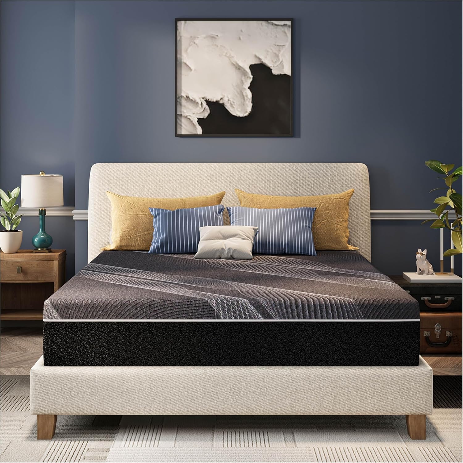 Memory Foam Mattress In A Box Queen - Kasur Queen 12 Inci, Kasur Busa