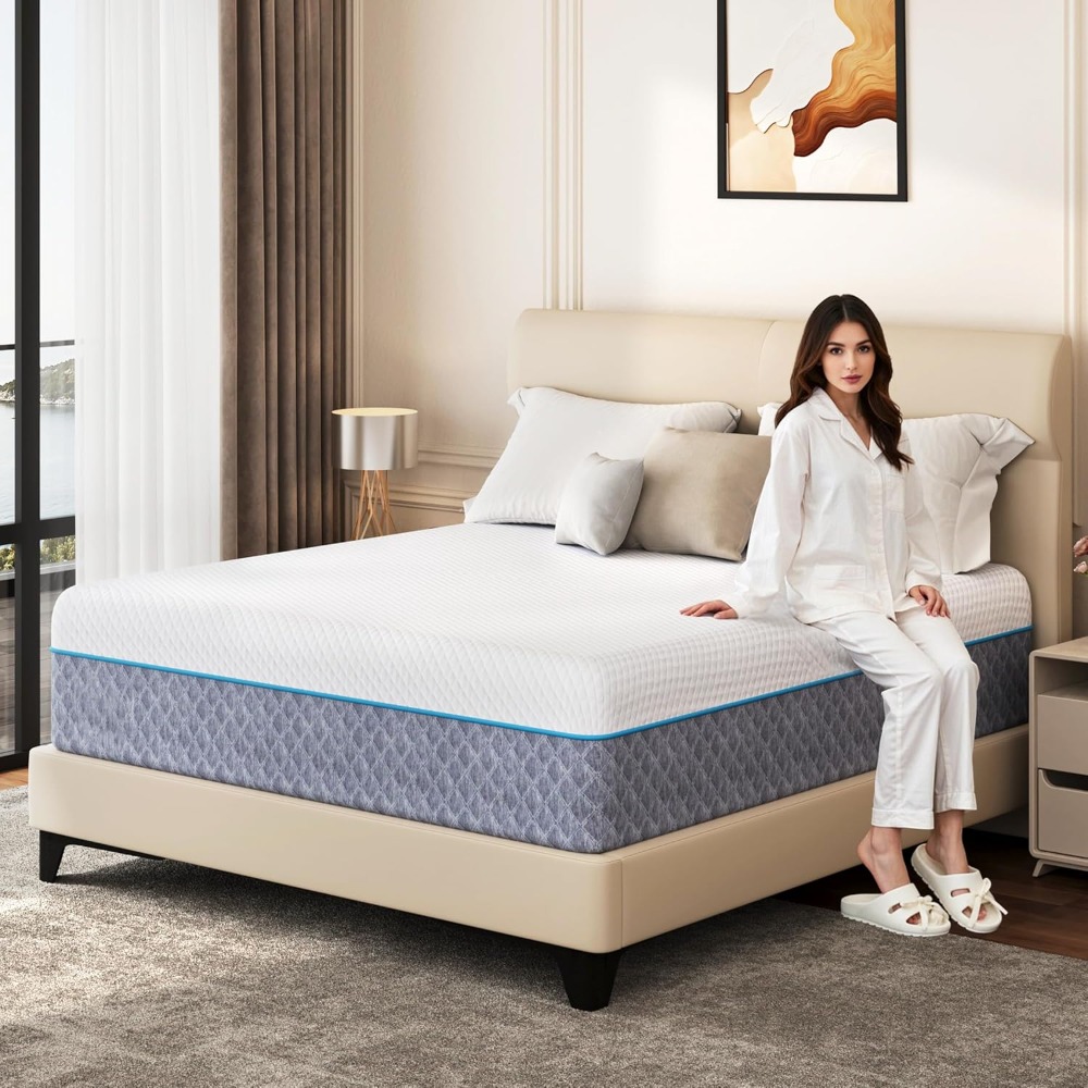 Memory Foam Mattress In A Box Queen - Kasur Queen 14 Inci dalam Kotak,