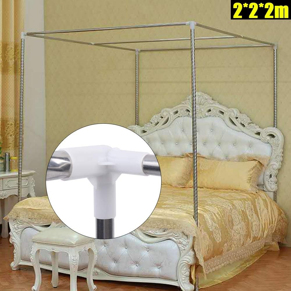 Canopy Bed Frame Metal Queen - Rangka Tempat Tidur Kanopi Baja Anti