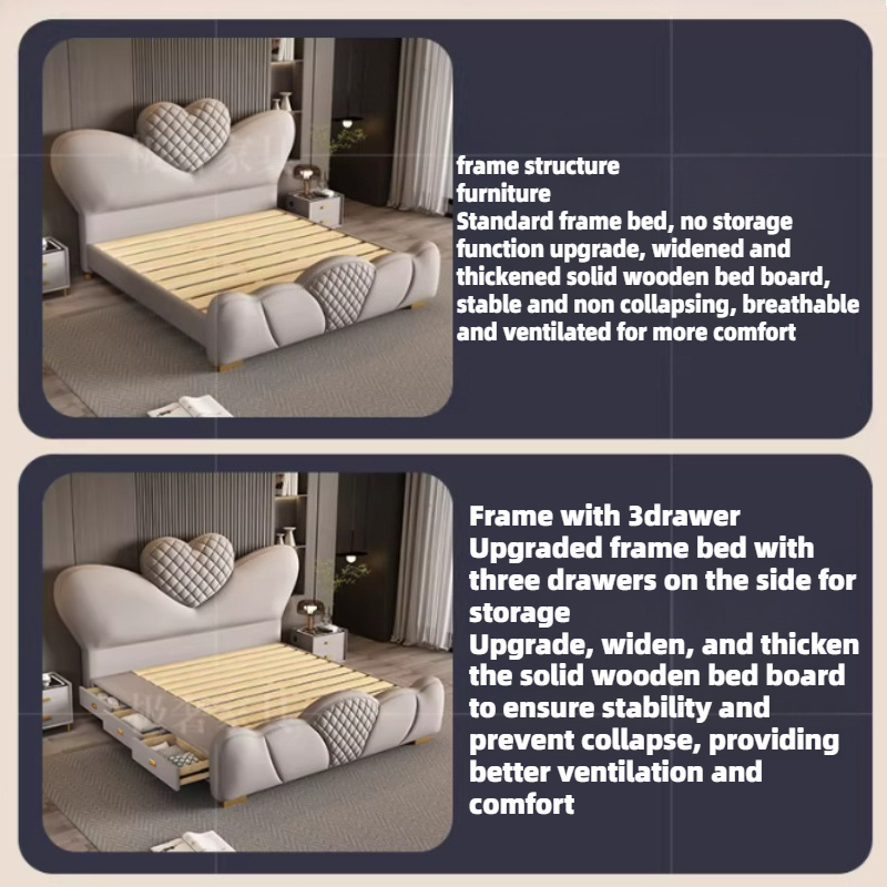 Rangka Tempat Tidur Ukuran Que - King Size Bed Frame With Storage Drawers ulasan dan harga