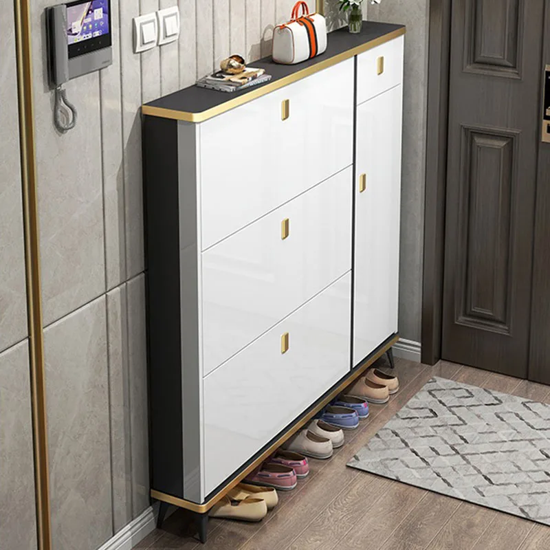 Lemari Sepatu Tipis dan Sempit - Shoe Rack Cabinet Narrow Entryway ulasan dan harga