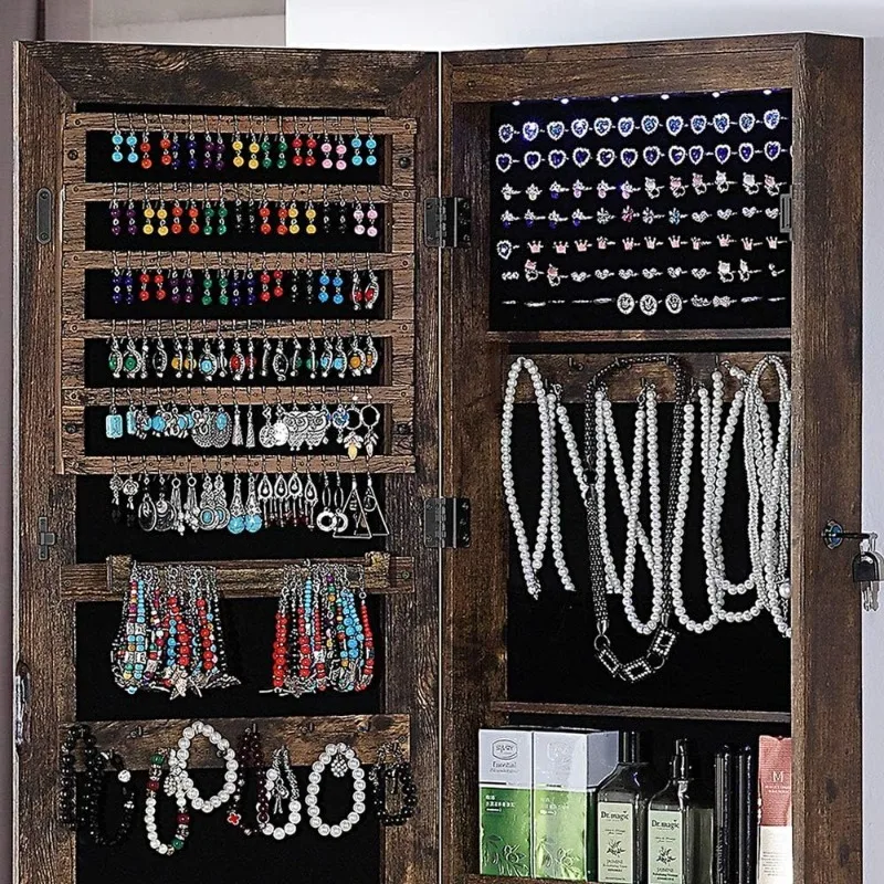 Lemari Perhiasan Cermin Panjan - Full Length Mirror Jewelry Armoire ulasan dan harga