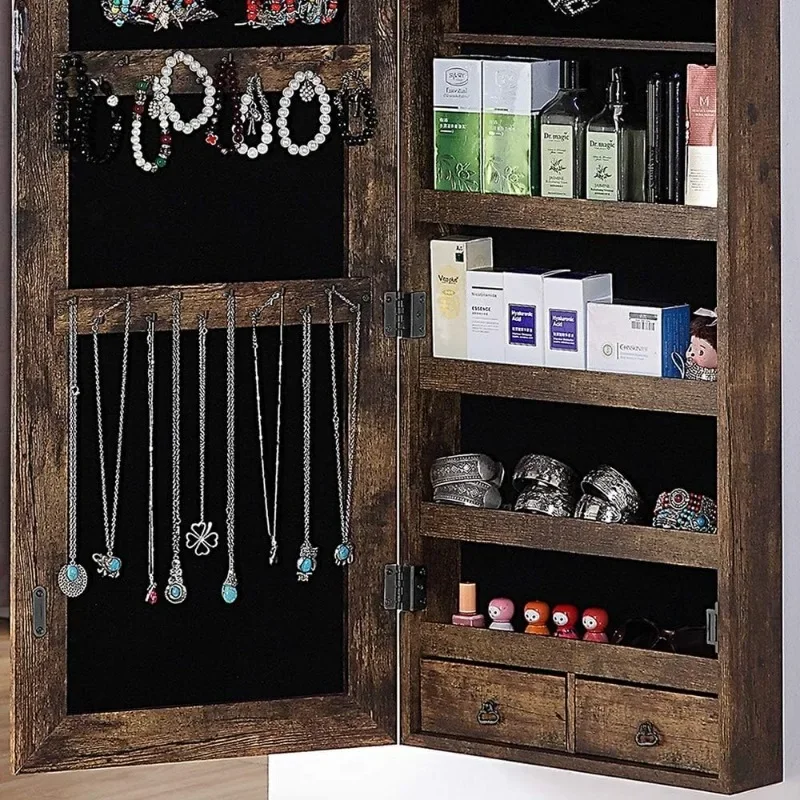 Lemari Perhiasan Cermin Panjan - Full Length Mirror Jewelry Armoire ulasan dan harga