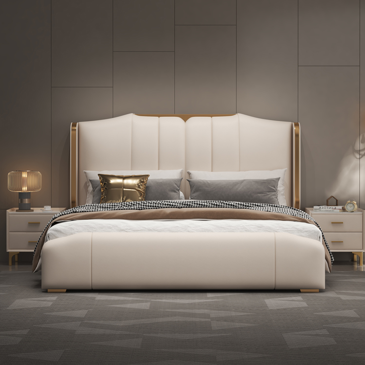 Furnitur Kamar Tidur Kayu Mewa - King Size Bed Frame With Storage Drawers ulasan dan harga