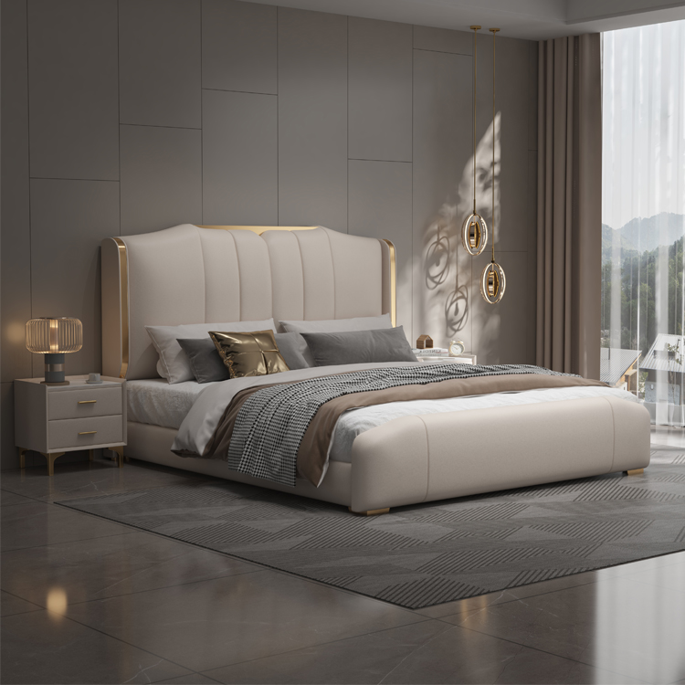 Furnitur Kamar Tidur Kayu Mewa - King Size Bed Frame With Storage Drawers ulasan dan harga