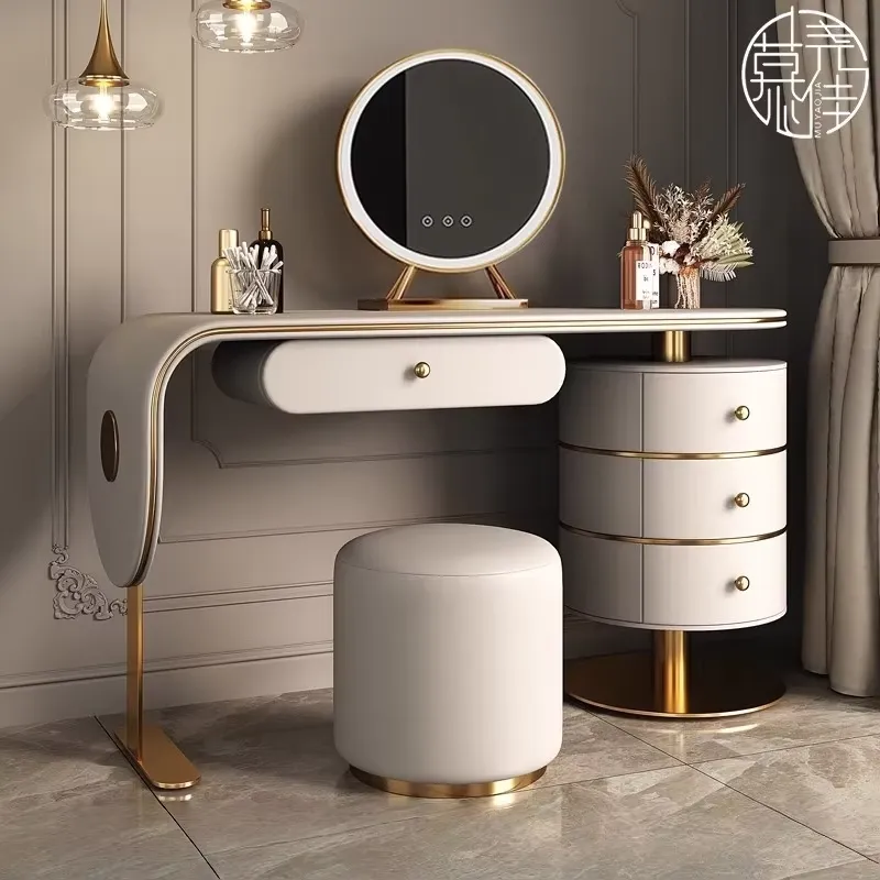 Set Meja Rias Kayu Berkualitas - Dressing Table Vanity With Lighted Mirror ulasan dan harga