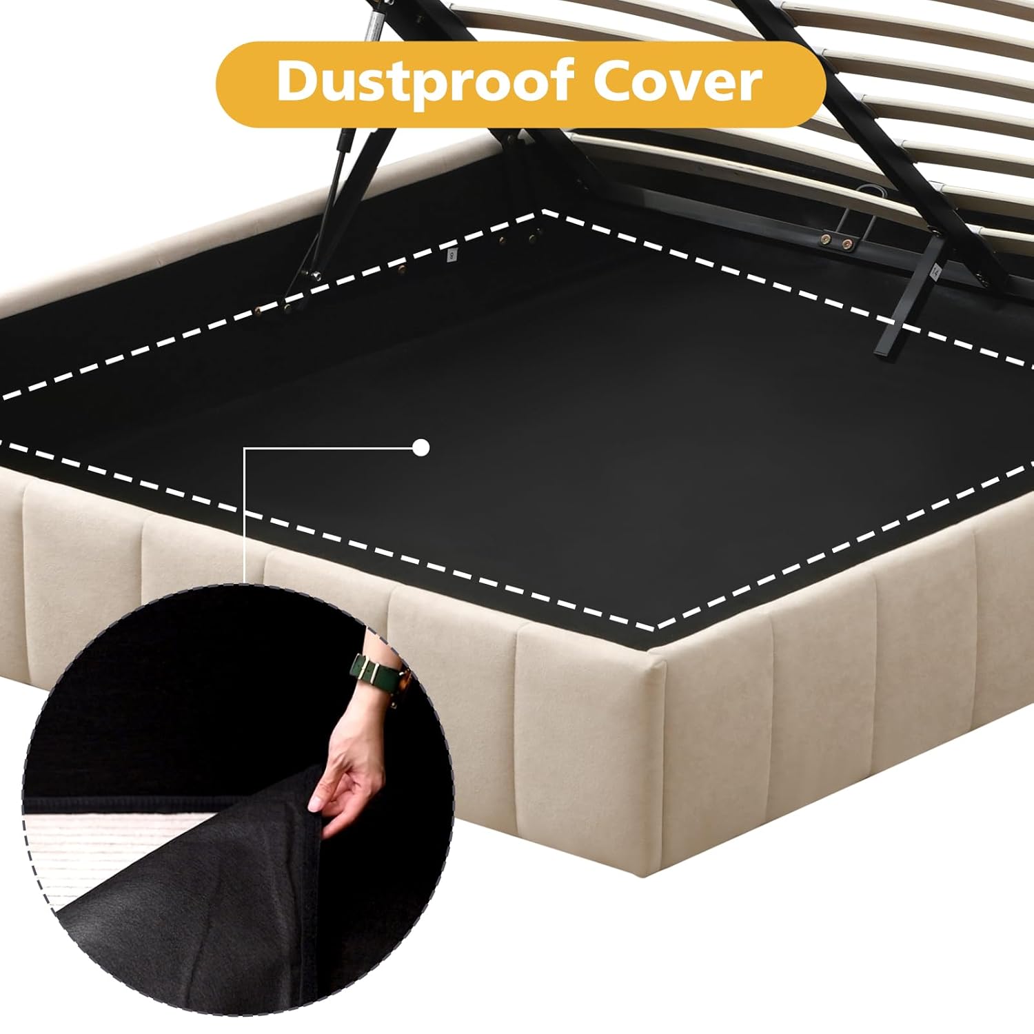 Rangka Tempat Tidur Penyimpana - Gas Lift Storage Bed Hydraulic ulasan dan harga