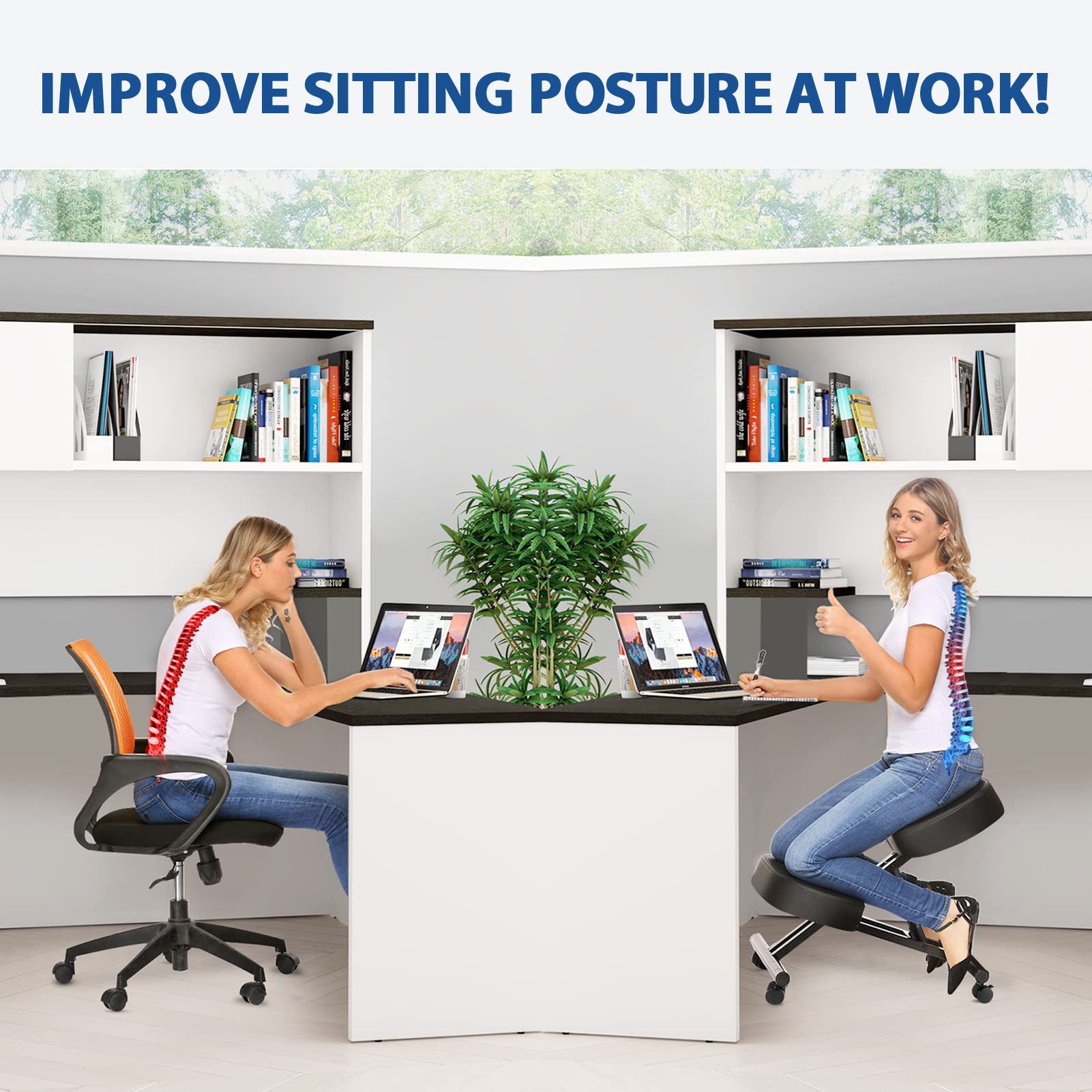 Kursi Berlutut Ergonomis untuk - Office Furniture ulasan dan harga