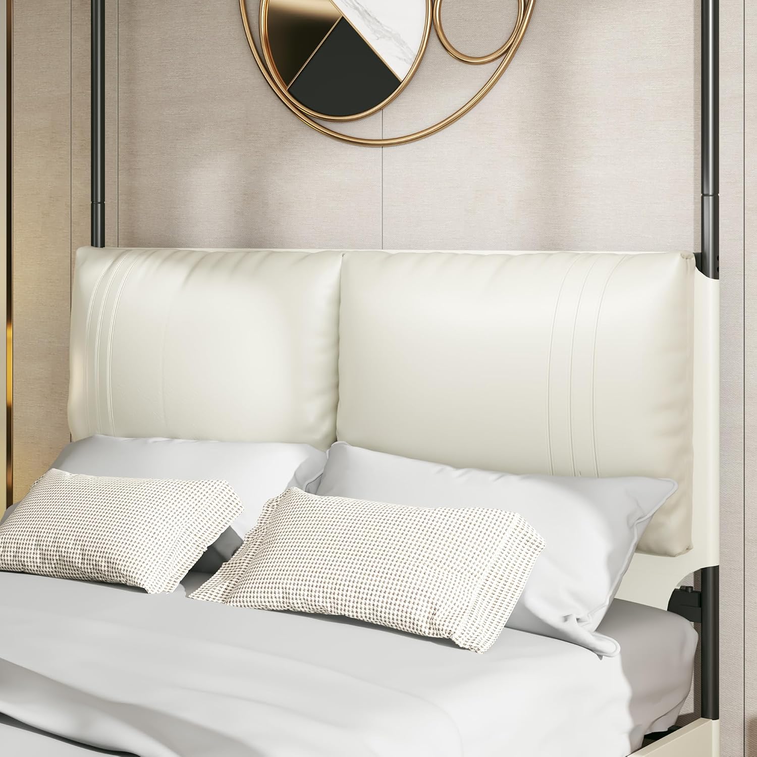 Rangka Tempat Tidur Queen Cano - Canopy Bed Frame Metal Queen ulasan dan harga