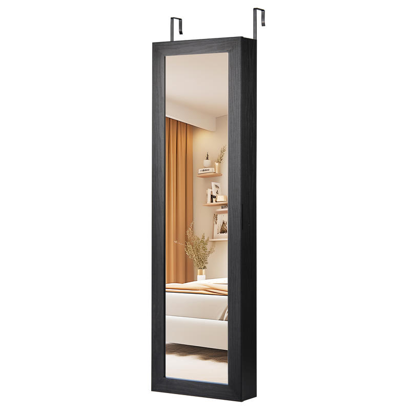 Lemari Perhiasan Terkunci, Kab - Full Length Mirror Jewelry Armoire ulasan dan harga
