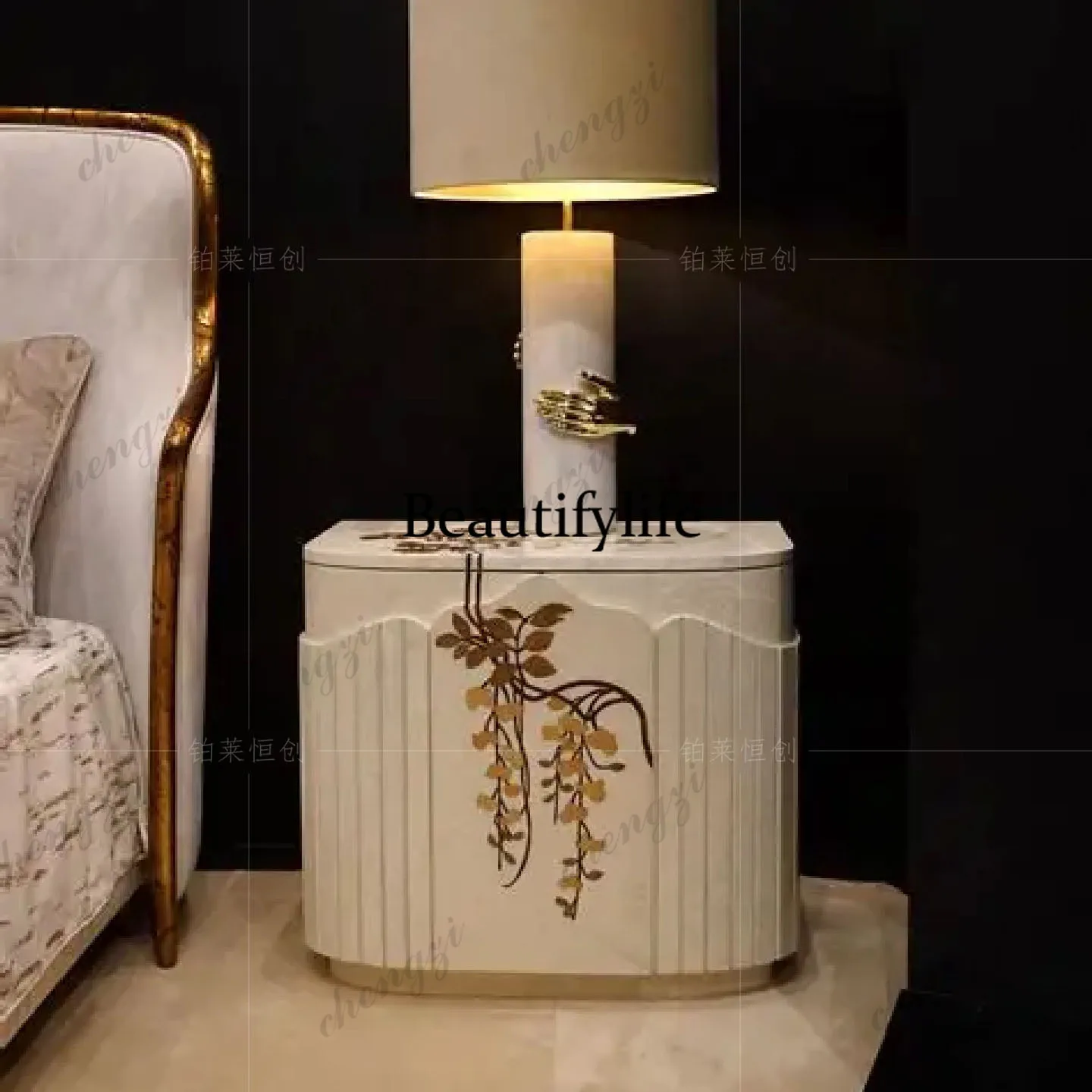 Meja samping tempat tidur mewa - Tables ulasan dan harga