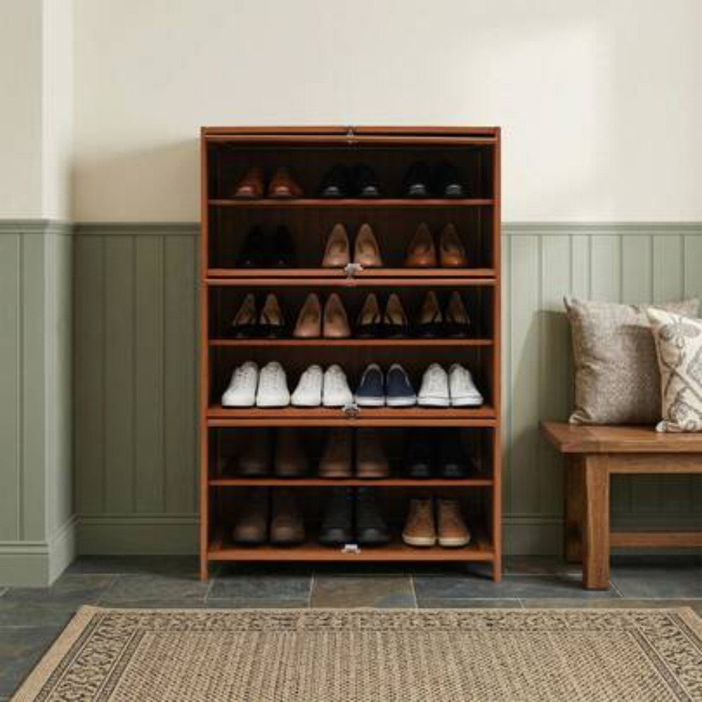 Rak Sepatu 7 Tingkat, Kabinet  - Shoe Rack Cabinet Narrow Entryway ulasan dan harga