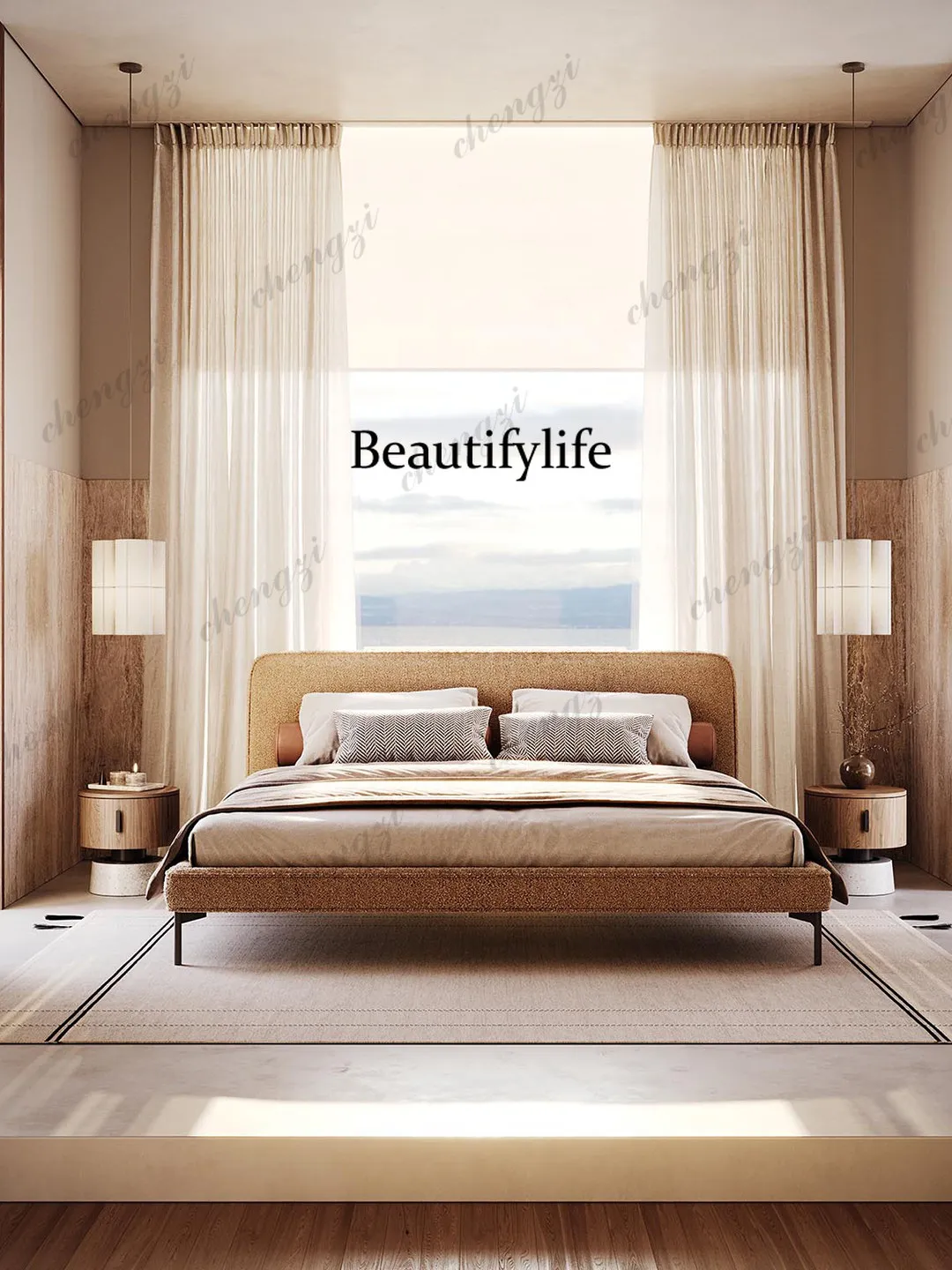 Meja samping tempat tidur kayu - Tables ulasan dan harga