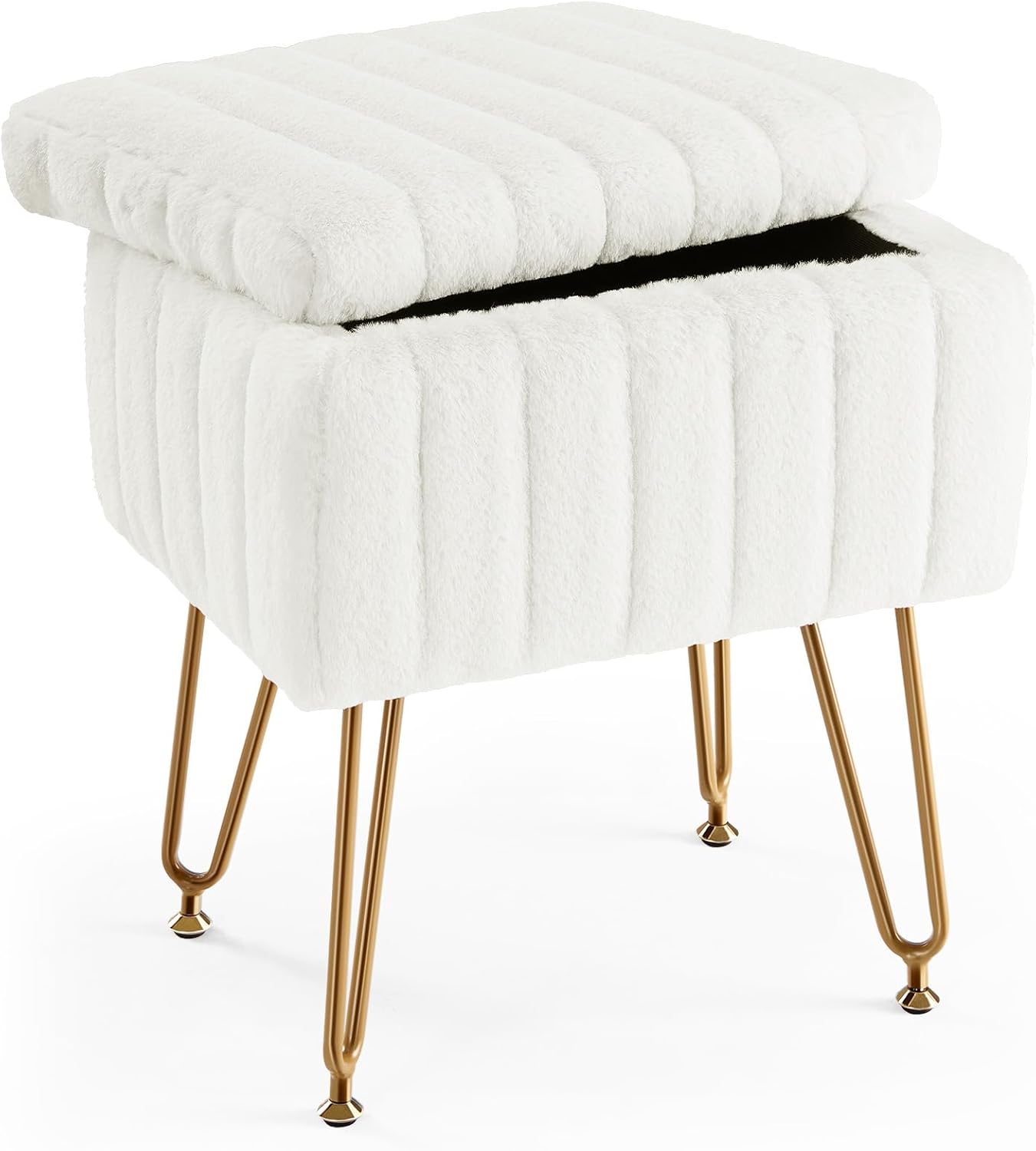 Bangku Penyimpanan Putih, Otto - Bedroom Furniture ulasan dan harga