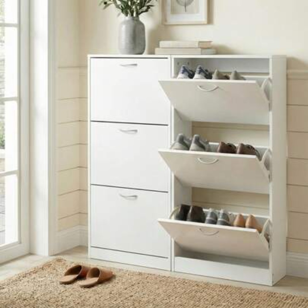 Lemari Sepatu untuk Pintu Masu - Shoe Rack Cabinet Narrow Entryway ulasan dan harga