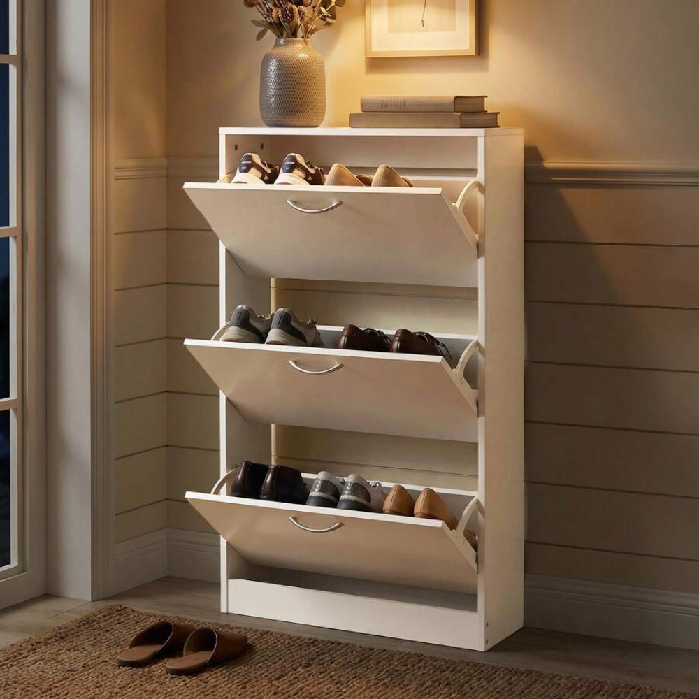 Lemari Sepatu untuk Pintu Masu - Shoe Rack Cabinet Narrow Entryway ulasan dan harga