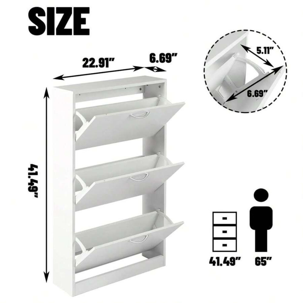 Lemari Sepatu untuk Pintu Masu - Shoe Rack Cabinet Narrow Entryway ulasan dan harga
