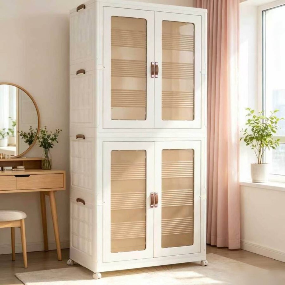 Unit Penyimpanan Pakaian Lipat - Wardrobe Closet Portable Fabric Cover ulasan dan harga