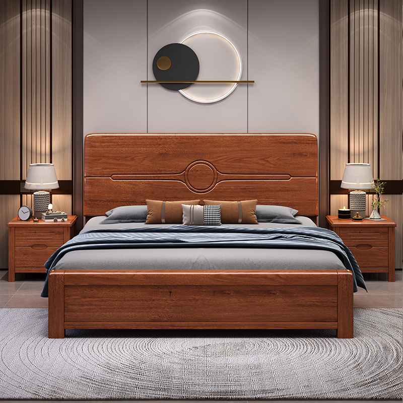 @￥Tempat Tidur Kayu Walnut Sol - Gas Lift Storage Bed Hydraulic ulasan dan harga