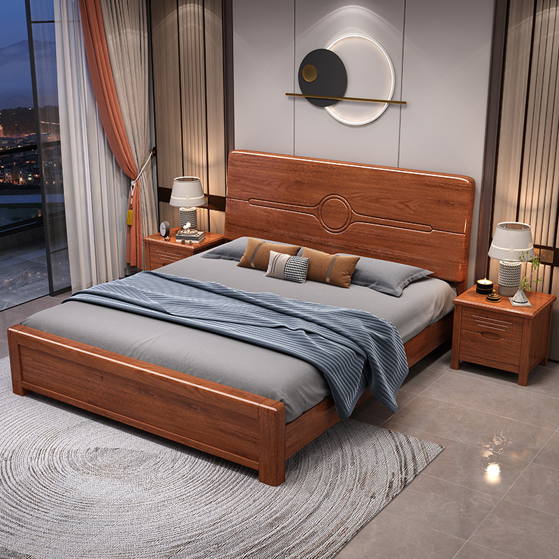 @￥Tempat Tidur Kayu Walnut Sol - Gas Lift Storage Bed Hydraulic ulasan dan harga