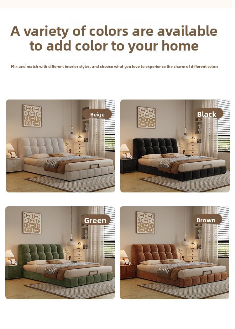 Tempat Tidur Berlapis Kain Che - Gas Lift Storage Bed Hydraulic ulasan dan harga