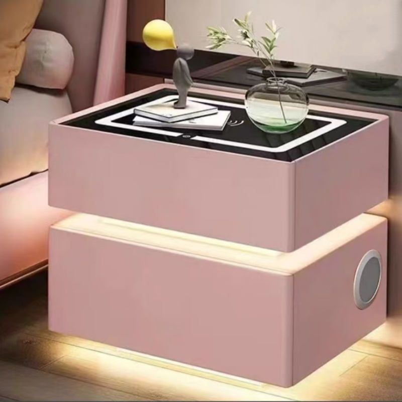 Meja samping tempat tidur kayu - Solid Wood Nightstand 2 Drawers ulasan dan harga
