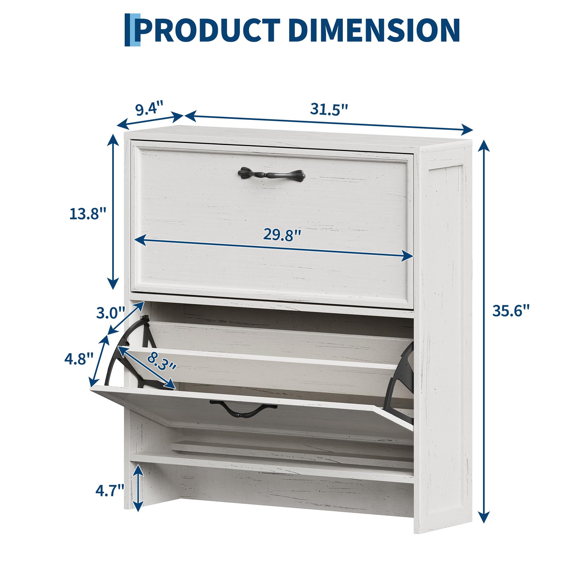 2 Laci Kabinet Sepatu Lipat De - Shoe Rack Cabinet Narrow Entryway ulasan dan harga