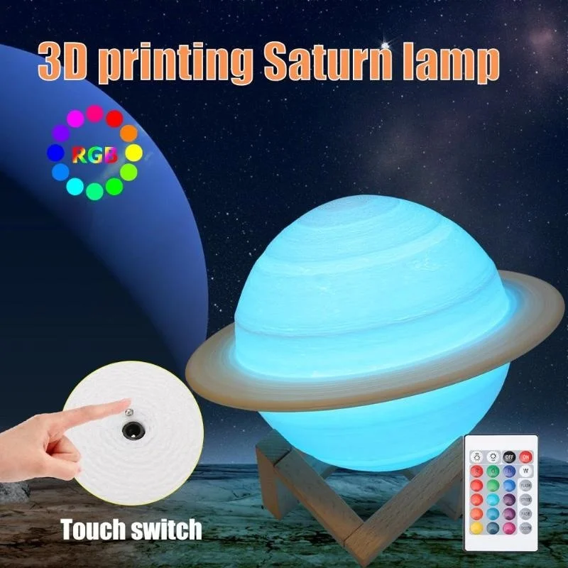 Lampu Malam LED Lampu Saturnus - Floating Nightstand With Led Light ulasan dan harga