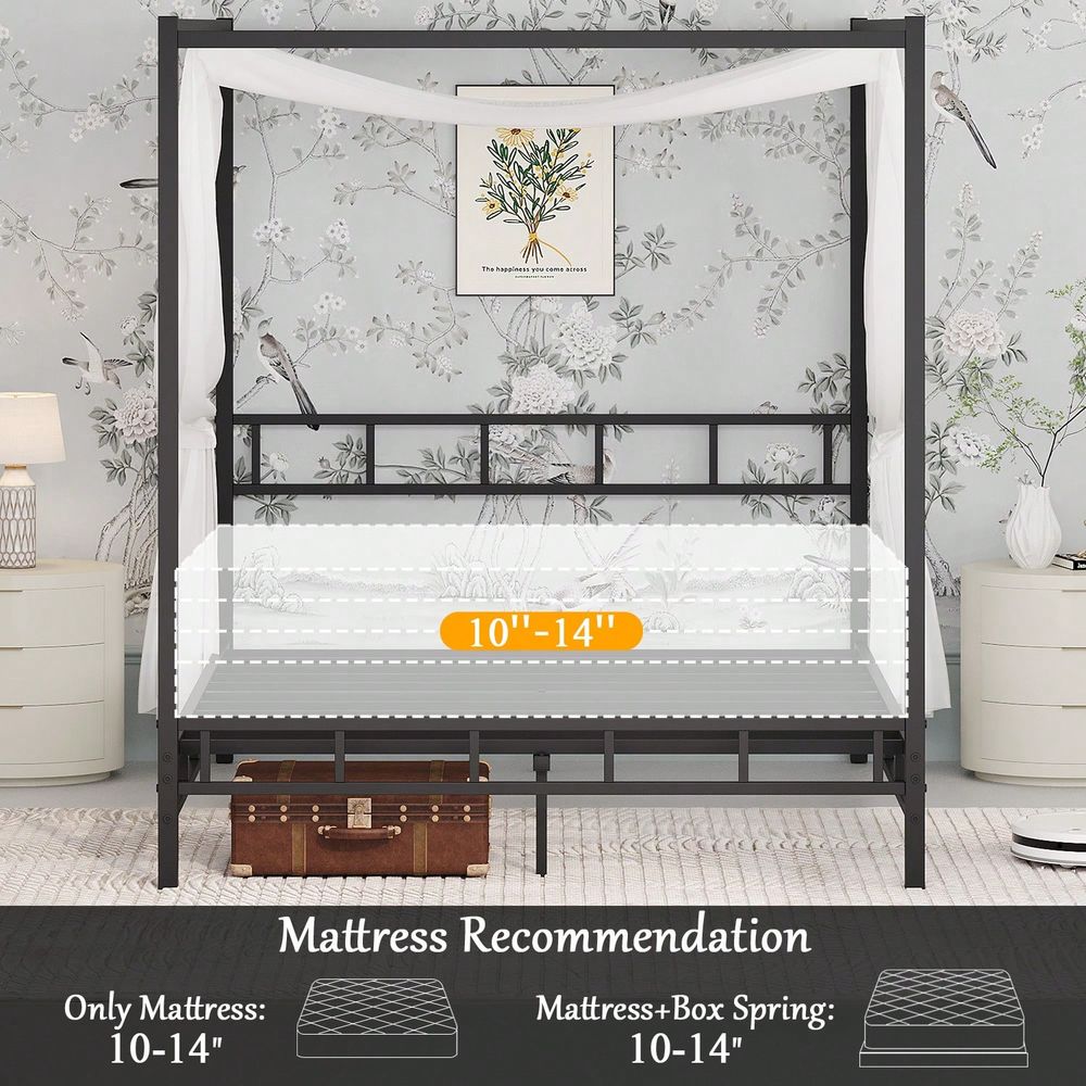 Rangka Tempat Tidur Kanopi Log - Canopy Bed Frame Metal Queen ulasan dan harga