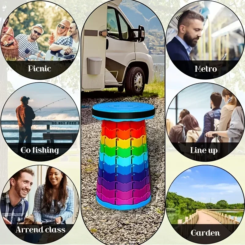 Kursi Lipat Teleskopik Pelangi - Outdoor Furniture ulasan dan harga