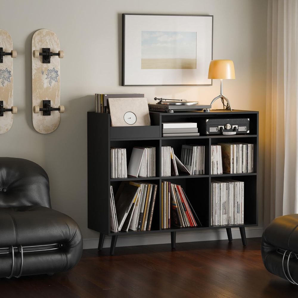 Rak Piringan Hitam Vinyl Besar - Tables ulasan dan harga