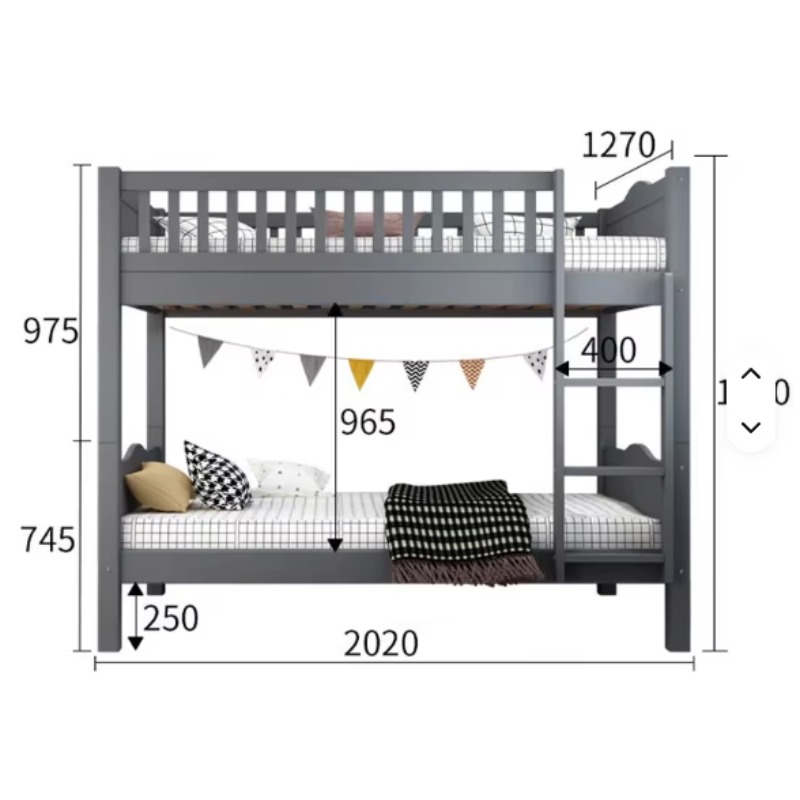 Tempat Tidur Anak Tingkat Dua  - Bunk Bed With Stairs And Slide ulasan dan harga