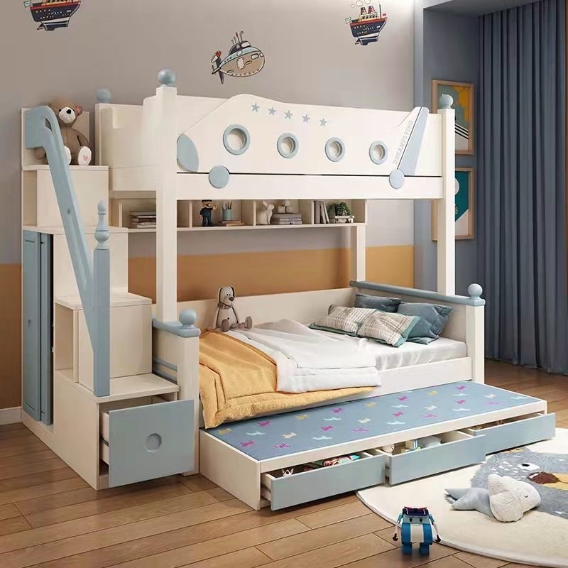 Tempat Tidur Susun Gaya Putri  - Bunk Bed With Stairs And Slide ulasan dan harga