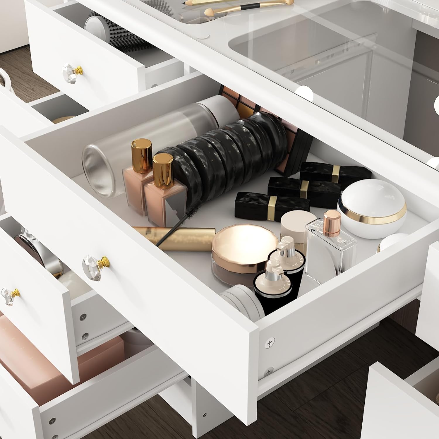 Meja Rias dengan Cermin dan La - Dressing Table Vanity With Lighted Mirror ulasan dan harga