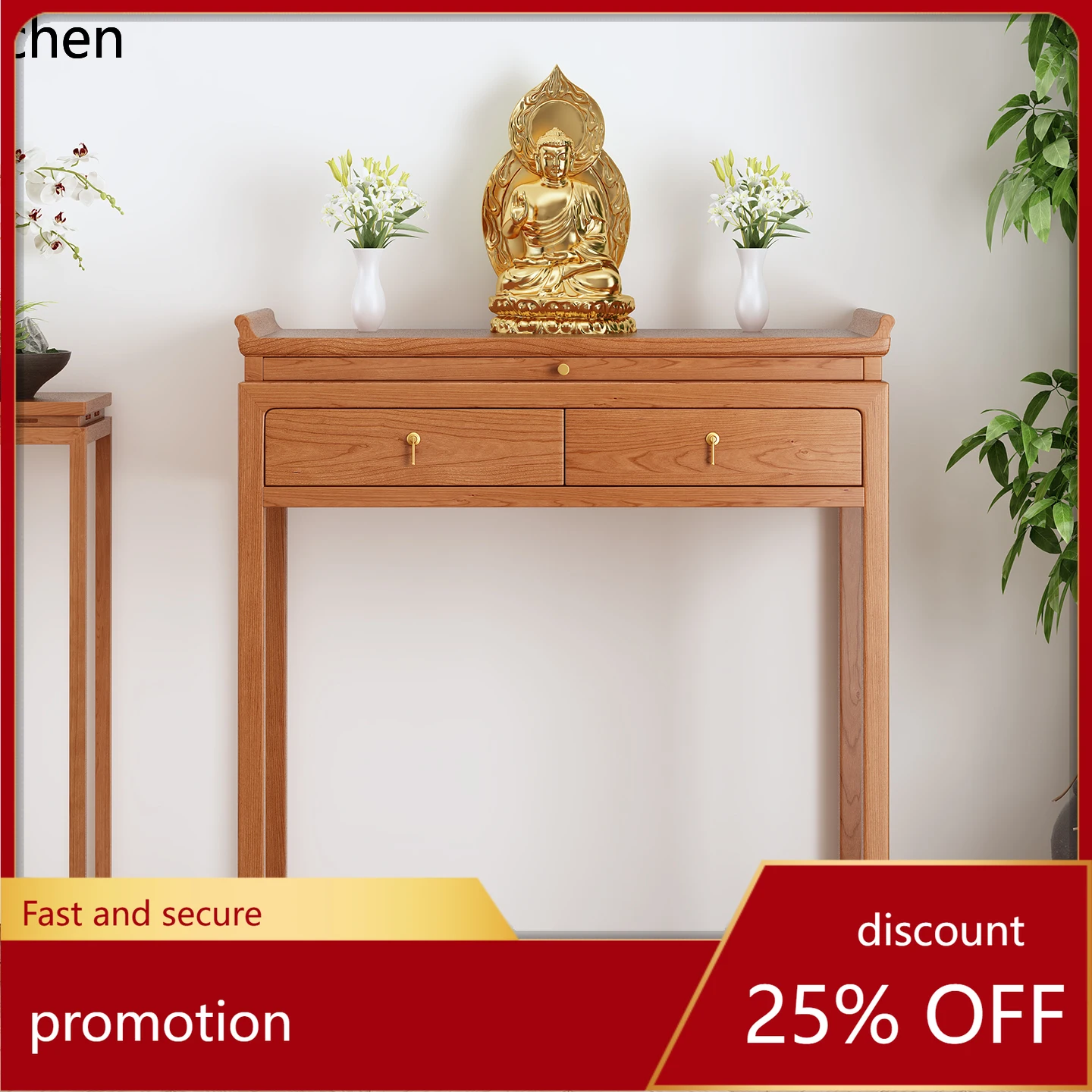 Meja penyembahhan kayu ceri r5 - Tables ulasan dan harga