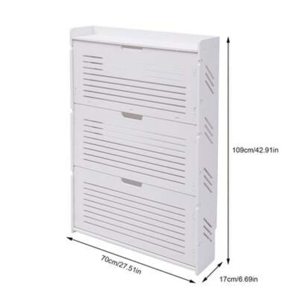 Lemari Penyimpanan Sepatu Mode - Shoe Rack Cabinet Narrow Entryway ulasan dan harga