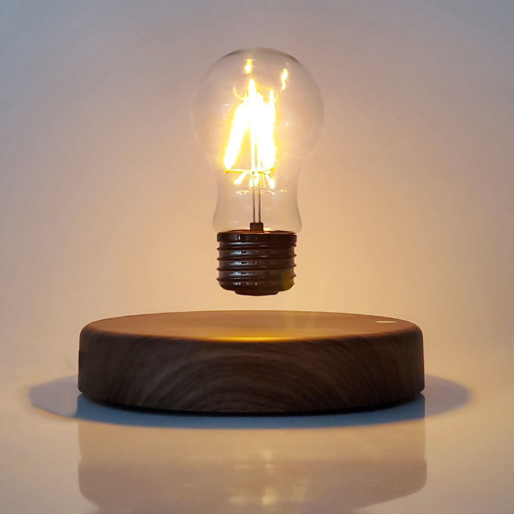 Lampu Levitasi Magnetik Kreati - Floating Nightstand With Led Light ulasan dan harga