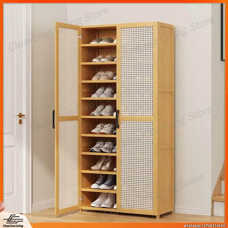 Rak Sepatu Multi-Layer Modern  - Shoe Rack Cabinet Narrow Entryway ulasan dan harga