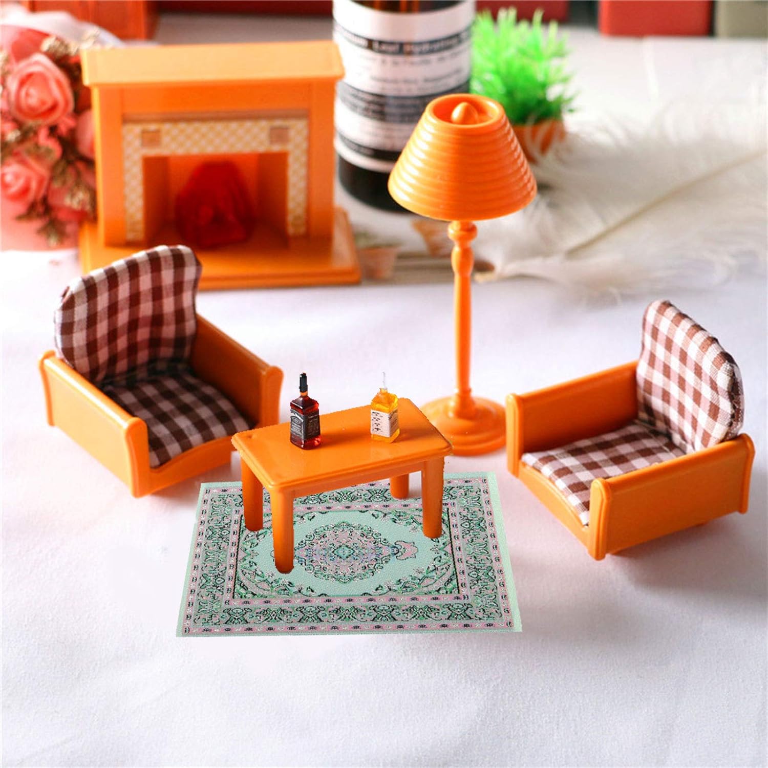 Set Furnitur Rumah Boneka Skal - Bedroom Furniture ulasan dan harga