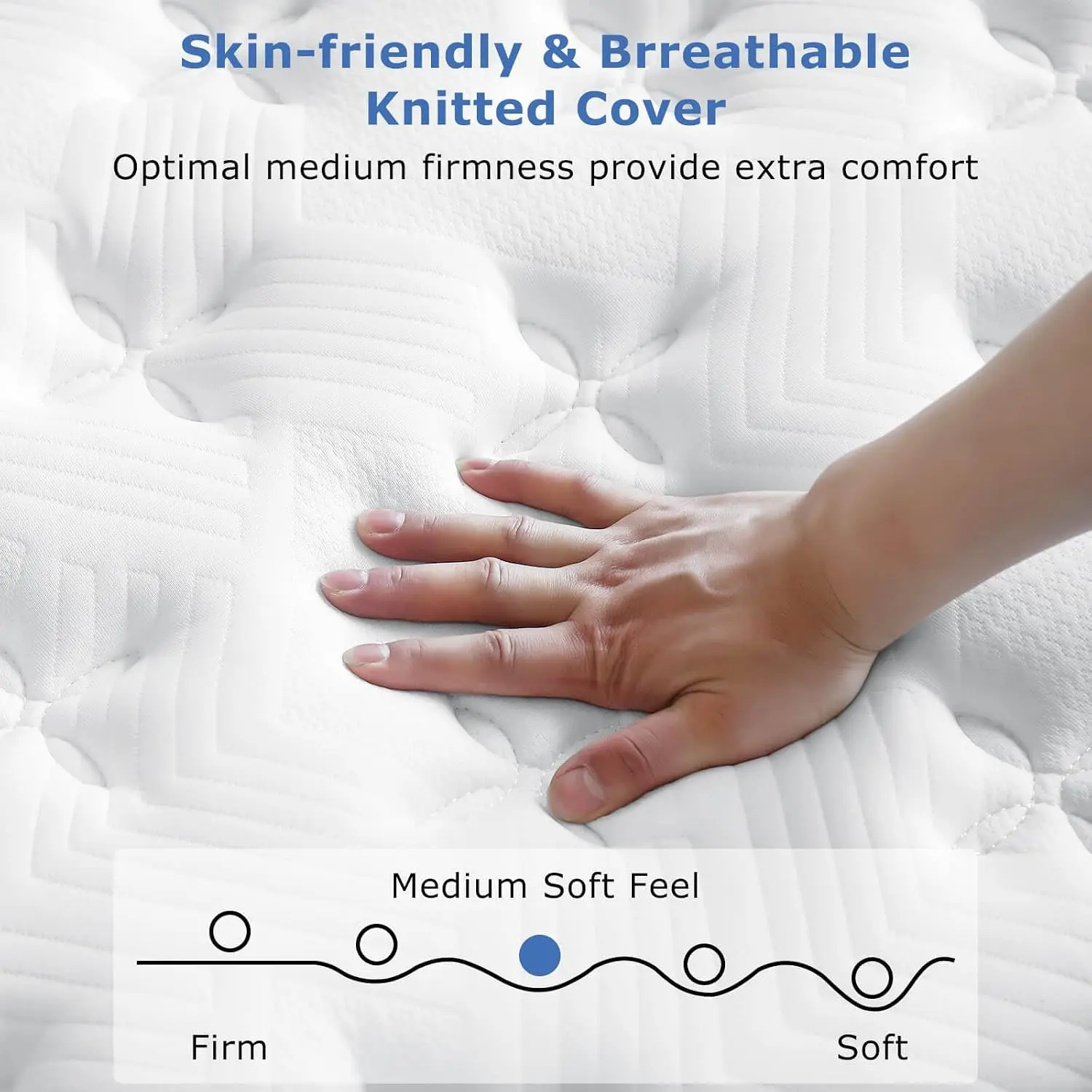 Kasur Queen, Kasur Hybrid 12 I - Memory Foam Mattress In A Box Queen ulasan dan harga