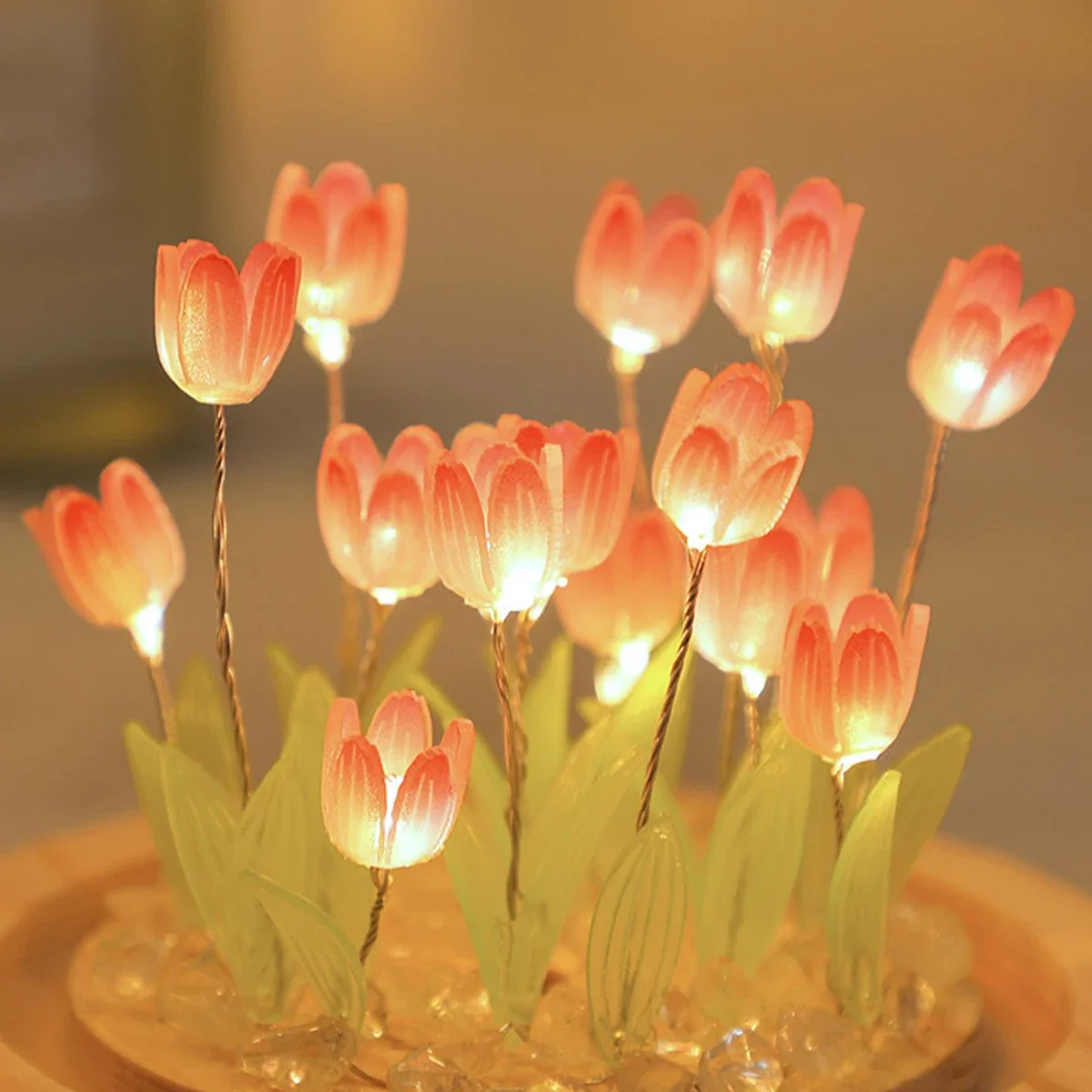 LED DIY buatan tangan Mini Tul - Floating Nightstand With Led Light ulasan dan harga