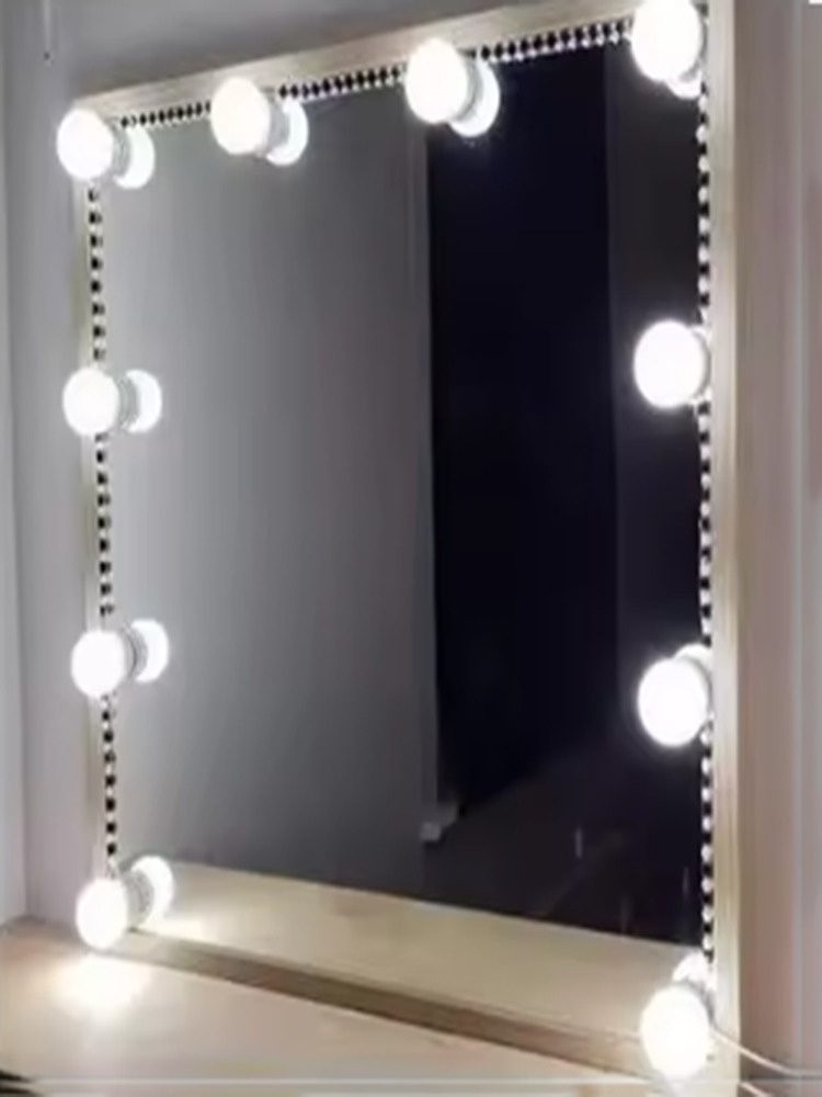 Cermin Rias LED dengan Lampu,  - Dressing Table Vanity With Lighted Mirror ulasan dan harga