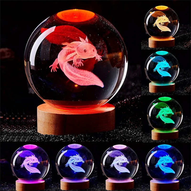 Bola kristal ukir Laser 3D Axo - Floating Nightstand With Led Light ulasan dan harga