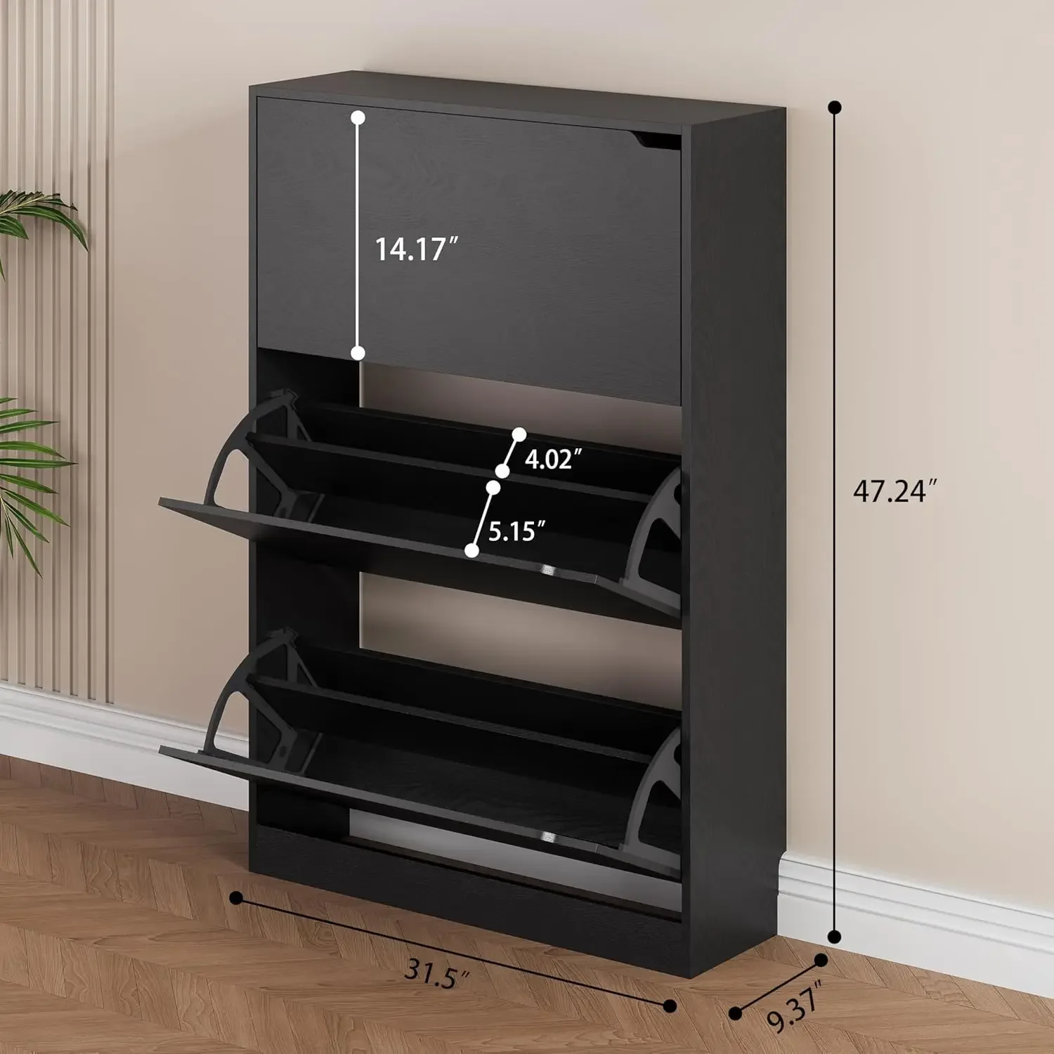 Lemari Penyimpanan Sepatu, Org - Shoe Rack Cabinet Narrow Entryway ulasan dan harga